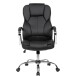 Chefsessel in Schwarz - 70x70x123cm (LxBxH)