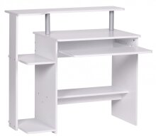 Schreibtisch in Weiß - 48x94x90cm (LxBxH)