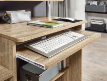 Schreibtisch in Grau - 48x94x90cm (LxBxH)