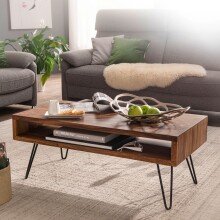 Couchtisch in Braun - 50x100x40 (LxBxH)