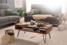Couchtisch in Braun - 50x100x40 (LxBxH)