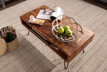 Couchtisch in Braun - 50x100x40 (LxBxH)