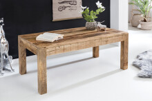 Couchtisch in Braun aus Kompletter Tisch: Massivholz Mango - 60x110x47cm (LxBxH)