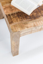 Couchtisch in Braun aus Kompletter Tisch: Massivholz Mango - 60x110x47cm (LxBxH)