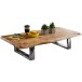 Couchtisch in Braun - 58x115x25 (LxBxH)