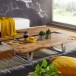 Couchtisch in Braun - 58x115x25 (LxBxH)