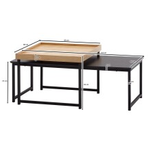 Couchtisch (2er Set) - 110cm (L)