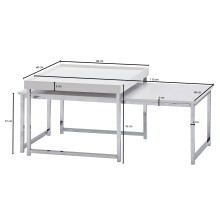 Couchtisch (2er Set) - 110cm (L)
