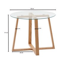 Couchtisch - 58cm (L)