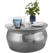 Couchtisch in Silber aus Kompletter Tisch: Aluminium -...