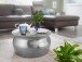 Couchtisch in Silber aus Kompletter Tisch: Aluminium - 30cm (H)