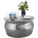 Couchtisch in Silber aus Kompletter Tisch: Aluminium - 30cm (H)