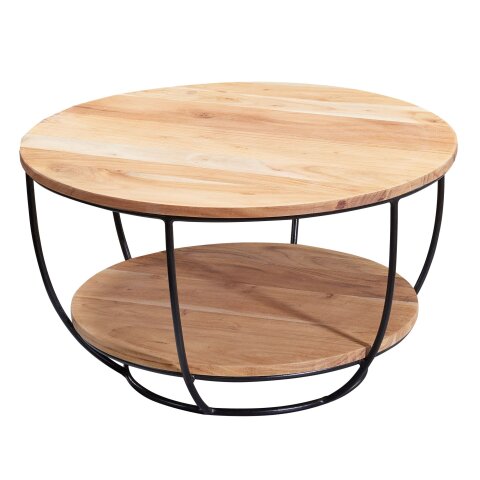Couchtisch in Braun - 60x60x34 (LxBxH)
