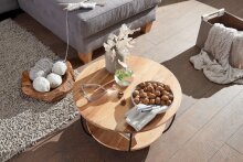 Couchtisch in Braun - 60x60x34 (LxBxH)