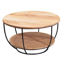 Couchtisch in Braun - 60x60x34 (LxBxH)