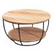 Couchtisch in Braun - 60x60x34 (LxBxH)