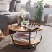 Couchtisch in Braun - 60x60x34 (LxBxH)