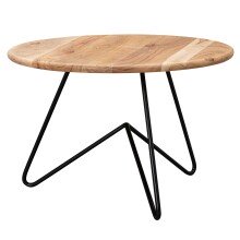 Couchtisch in Braun - 60x60x39 (LxBxH)