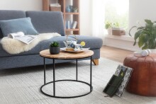 Couchtisch in Braun - 60x60x43 (LxBxH)