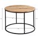 Couchtisch in Braun - 60x60x43 (LxBxH)