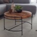 Couchtisch in Braun - 62x62x40 (LxBxH)