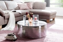Couchtisch in Silber aus Kompletter Sofatisch: Aluminium - 31cm (H)