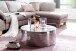 Couchtisch in Silber aus Kompletter Sofatisch: Aluminium - 31cm (H)