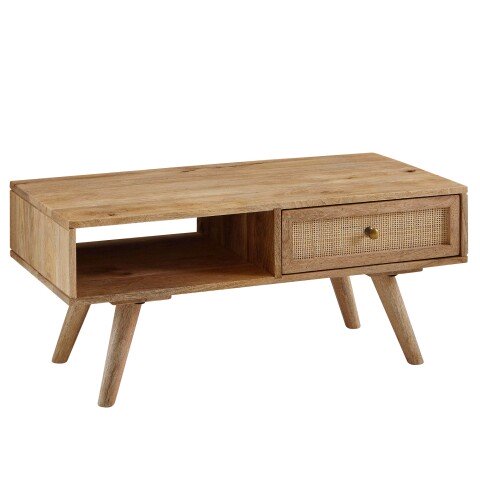 Couchtisch in Braun - 45x90x40 (LxBxH)