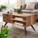 Couchtisch in Braun - 95x45x45 (LxBxH)