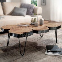 Couchtisch in Braun - 70x115x40 (LxBxH)