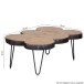 Couchtisch in Braun - 70x115x40 (LxBxH)