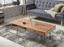 Couchtisch in Braun - 60x120x60 (LxBxH)