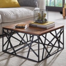 Couchtisch in Braun - 60x60x35 (LxBxH)