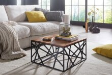 Couchtisch in Braun - 60x60x35 (LxBxH)