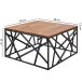 Couchtisch in Braun - 60x60x35 (LxBxH)