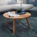 Couchtisch in Braun - 75x75x40 (LxBxH)