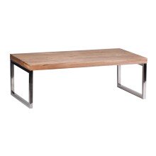 Couchtisch in Braun aus Akazie Massivholz - 60x120x40cm...