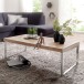 Couchtisch in Braun aus Akazie Massivholz - 60x120x40cm (LxBxH)
