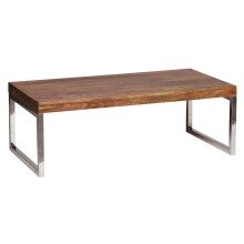 Couchtisch in Braun aus Sheesham Massivholz - 60x120x40cm...