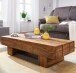 Couchtisch in Braun aus Sheesham Massivholz - 45x120x30cm (LxBxH)
