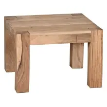 Couchtisch in Braun aus Akazie Massivholz - 60x60x40cm...