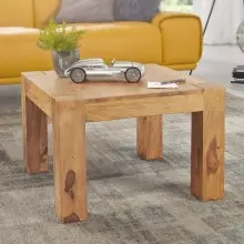 Couchtisch in Braun aus Akazie Massivholz - 60x60x40cm...