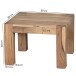 Couchtisch in Braun aus Akazie Massivholz - 60x60x40cm (LxBxH)