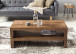 Couchtisch in Braun aus Sheesham Massivholz - 45x110x45cm (LxBxH)