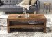 Couchtisch in Braun aus Sheesham Massivholz - 45x110x45cm (LxBxH)