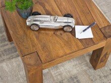 Couchtisch in Braun aus Sheesham Massivholz - 60x60x40cm (LxBxH)