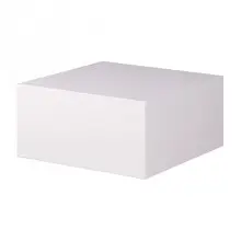 Couchtisch in Weiß aus MDF Holz - 60x60x30cm (LxBxH)