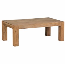 Couchtisch in Braun aus Akazie Massivholz - 60x110x40cm...