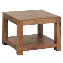 Couchtisch in Braun - 60x60x45 (LxBxH)