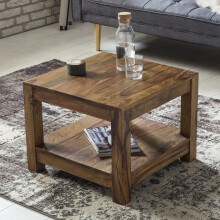 Couchtisch in Braun - 60x60x45 (LxBxH)
